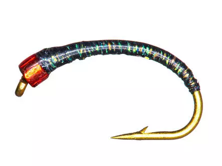 Coregonus line GLITTER GREEN MINIBEAD