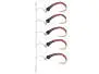 Coregonus line GLITTER REDBLACK BEAD 14