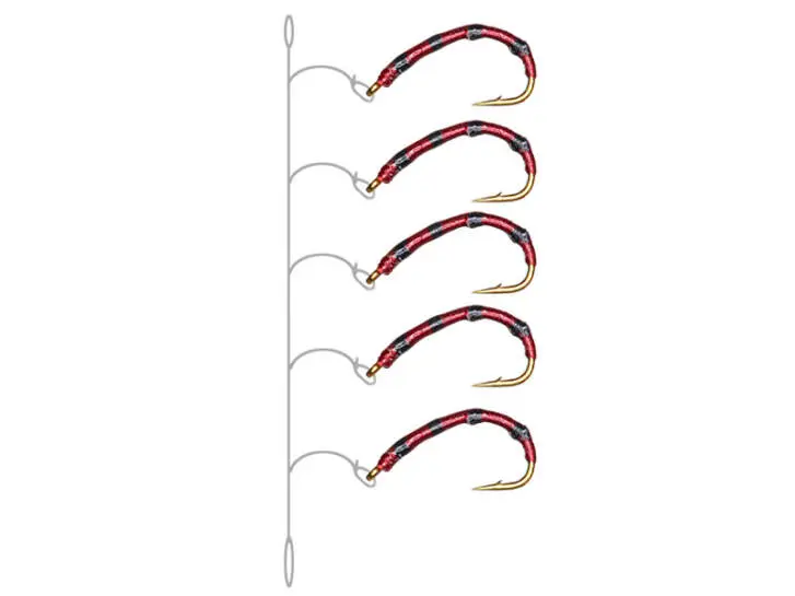 Coregonus line CLASSIC TIGER WORM 14