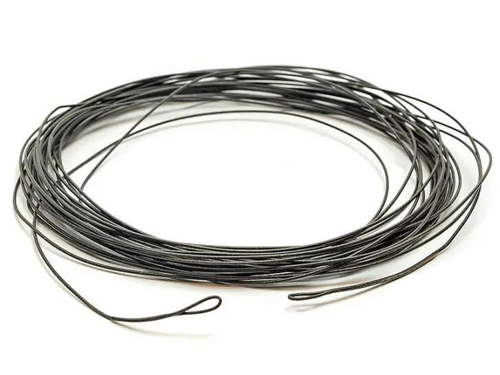 EURONYMPH KIT sft - 20 ft level fly line Ø 0,55 mm + 8 ft nymph leader + micro ring - black stealth