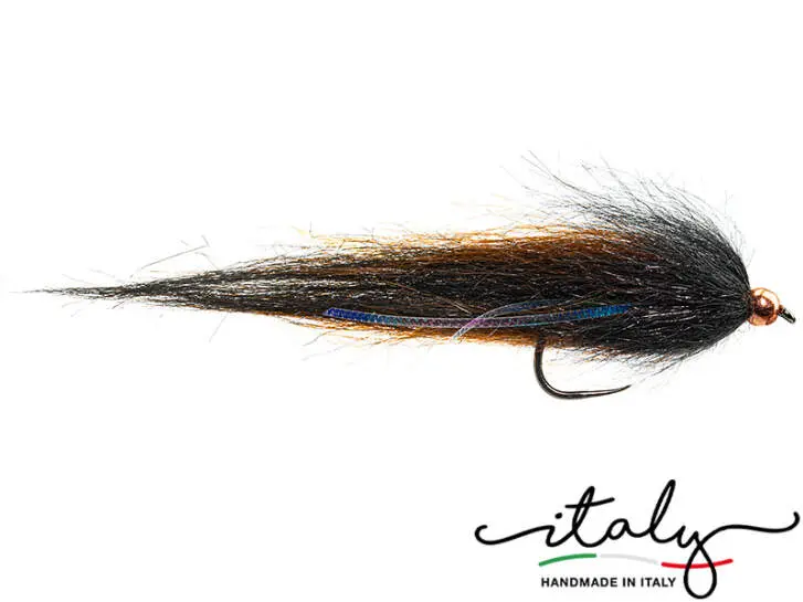 Trout Streamer Craftfur TG Black Brown 6