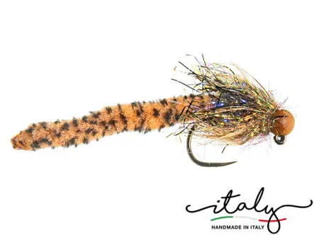 Fabios TG River Mop Fly Streamer Brown