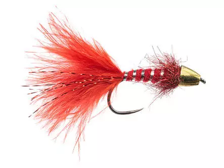 Marks TG Marabou Leech BL Red