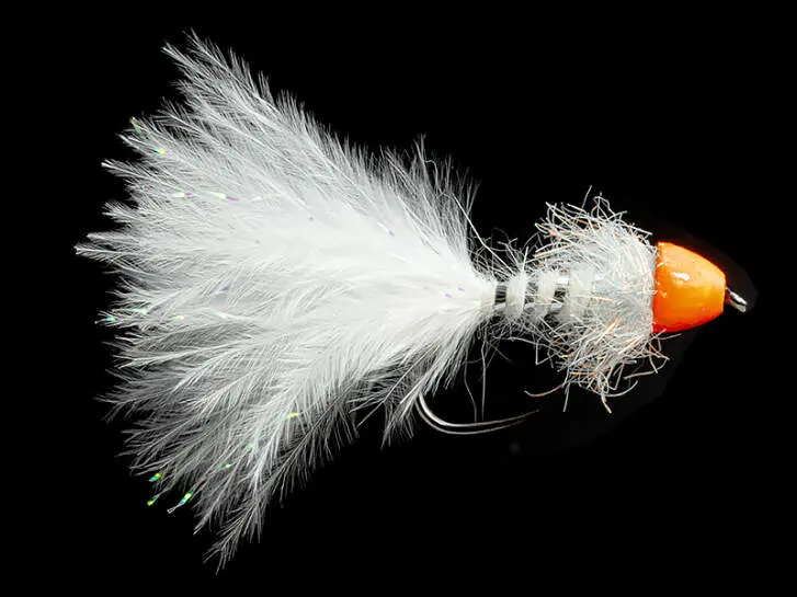 Marks TG Marabou Leech BL Hot White 8
