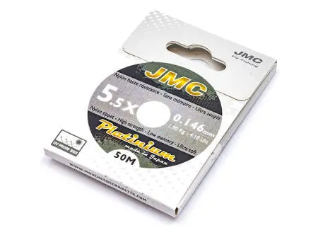 Nylon tippet material jmc PLATINIUM - 0,165 mm