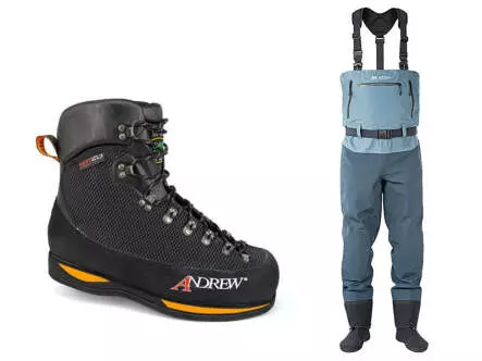 Wading kit ALPINE DIVER V3 + CREEK DARK EDITION felt