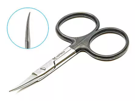Scissors TC PRO CURVED tungsten carbide hotfly - 4.00"