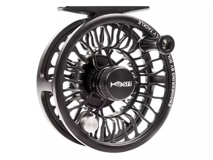 black shadow fly reel Fly reel soldarini SHADOW FF matte black