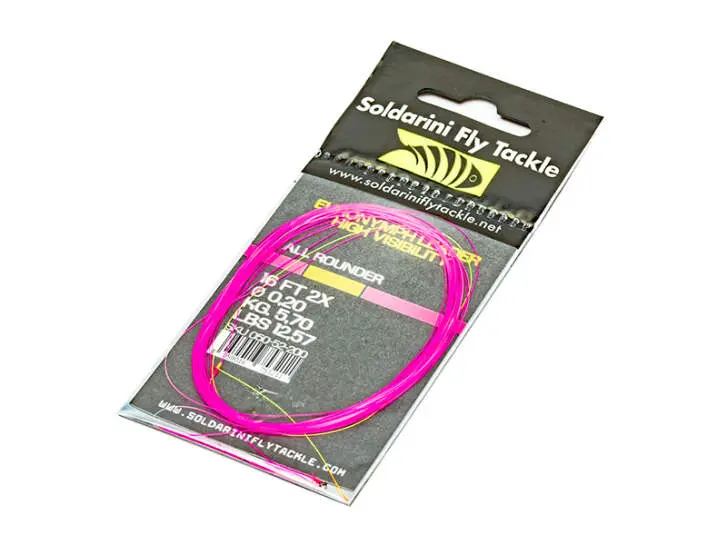 sft EURO NYMPH LEADER HIGH VISIBILITY all rounder - 490 cm / 16 ft - 0,20 mm - fluo pink