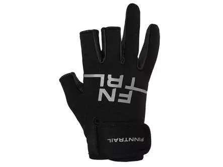 Neoprene fishing gloves finntrail NEOSENSOR graphite
