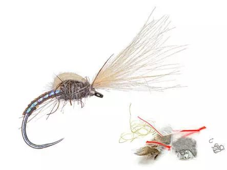 CDC Buzzer fly tying kit