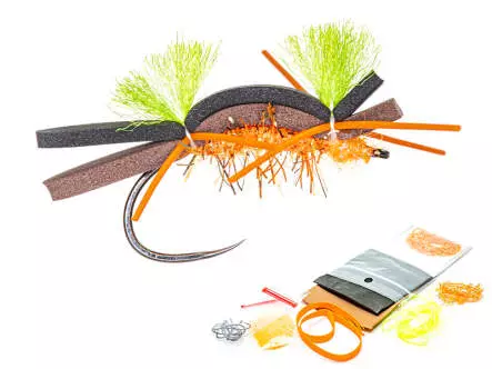 Hopper fly tying kit