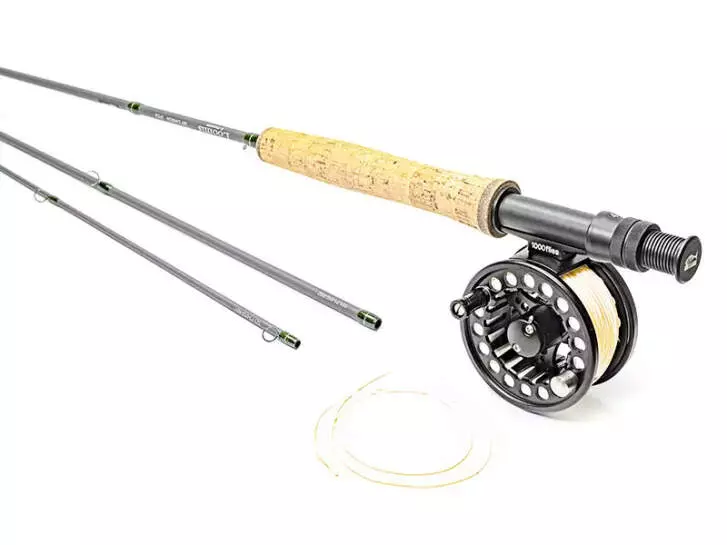 Good beginner fly fishing combo ITALIAN CASTING STYLE ECO - 7'6 - # 3