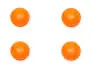 OROS strike indicator - 4 pc. - XS (11 mm) - orange