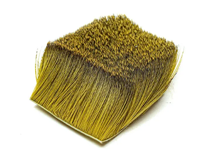 DEER HAIR made in italy hotfly - 5 x 5 cm - olive