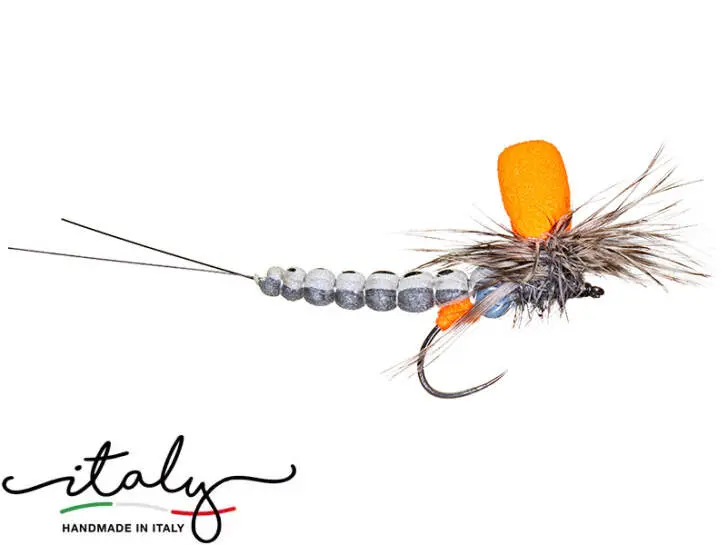 Large Grey Mayfly Spinfly - 0,80 g - 4 cm - hook size 6