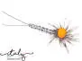 Large Grey Mayfly Spinfly - 0,80 g - 4 cm - hook size 6