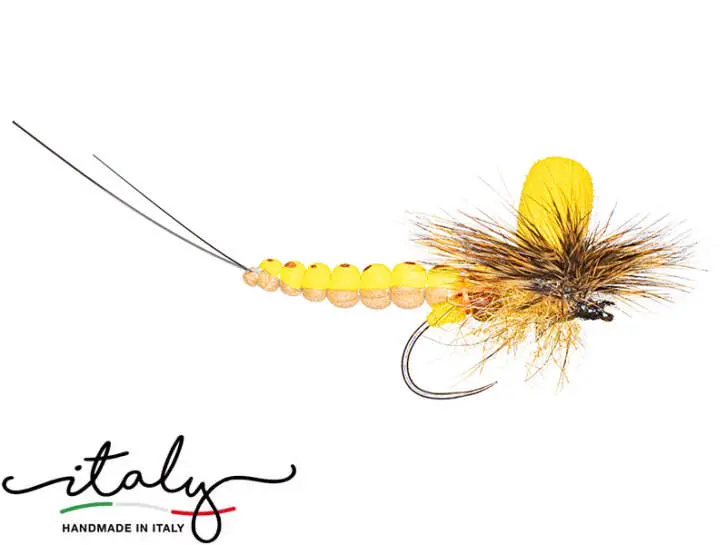 Large Yellow Mayfly Spinfly - 0,80 g - 4 cm - hook size 6