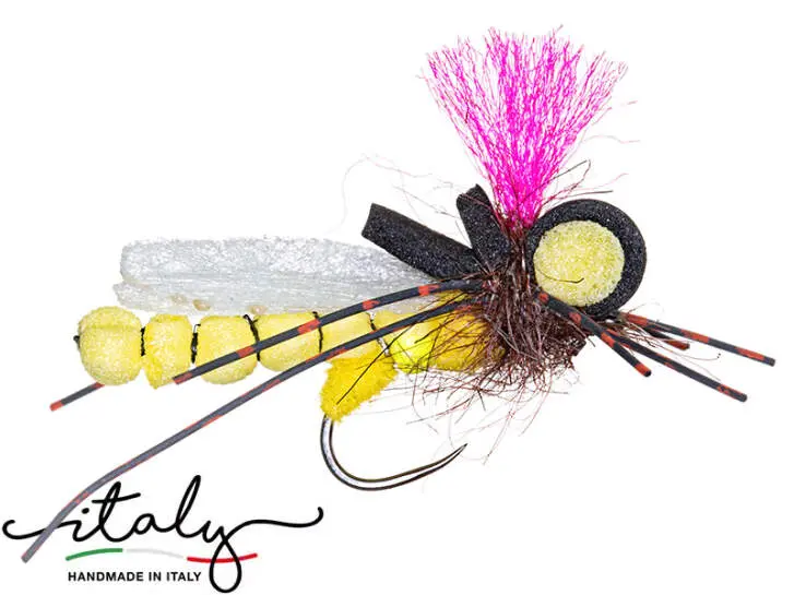 Hi-Viz Honey Bee Spinfly - 0,55 g - 3 cm - hook size 8