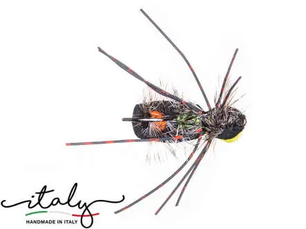 Black Beetle Spinfly - 0,60 g - 2 cm - hook size 6