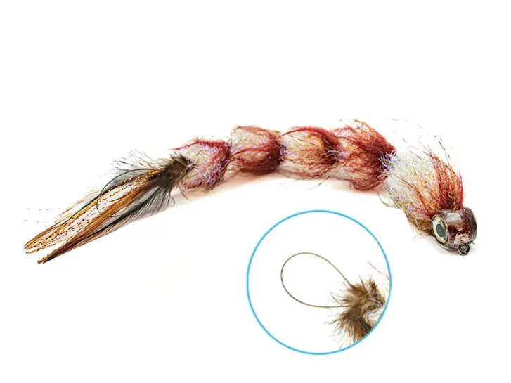 Articulated XXL Pike & Taimen Streamer 25 cm Brown