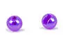 Tungsten beads slotted - METALLIC PURPLE - 100 pc.