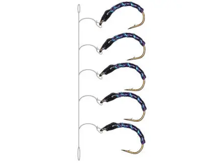 Coregonus line - Fluorocar. 0,18 mm - DARK PURPLE + BLUE PEARL RIB 16
