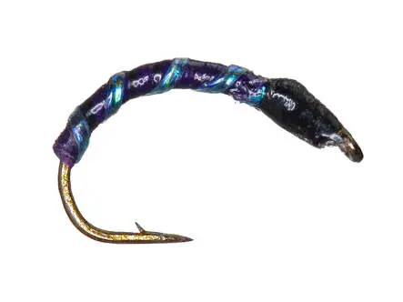 Coregonus line - Fluorocar. 0,18 mm - DARK PURPLE + BLUE PEARL RIB 16