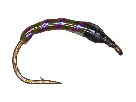 Coregonus line - Fluorocar. 0,18 mm - OLIVE + PURPLE...