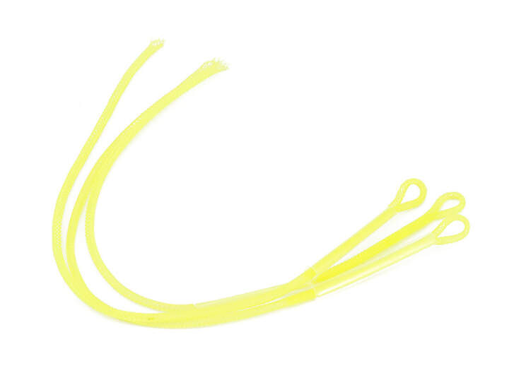 Loop connector - yellow fluo - 3 pc.