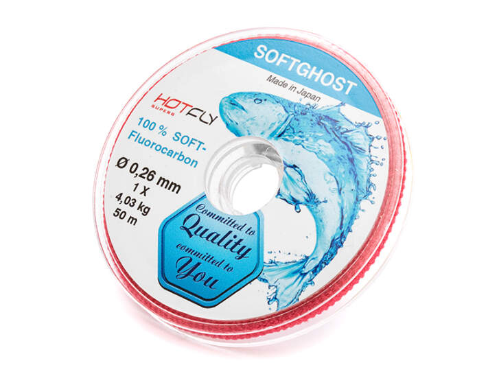 Soft fluorocarbon tippet material SOFTGHOST - 50 m
