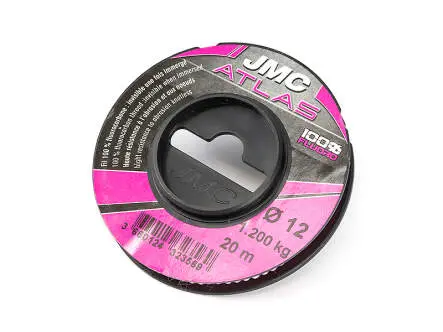 Fluorocarbon tippet material jmc ATLAS - 20 m - 0,40 mm