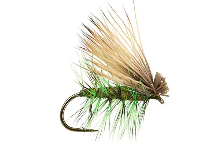 Green Superb Elk Hair Caddis