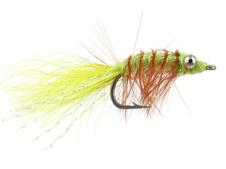 Fulling Mill mouche d'eau salée - Magnetic Minnow chartreuse