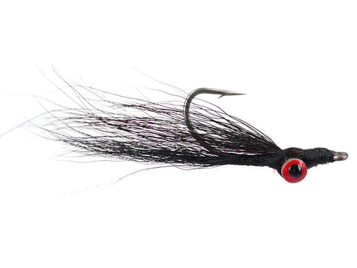 Clouser Mouches de pêche Minnow – Chartreuse – Mustad Signature Duratin – Lot de 6 (hameçon #1/0