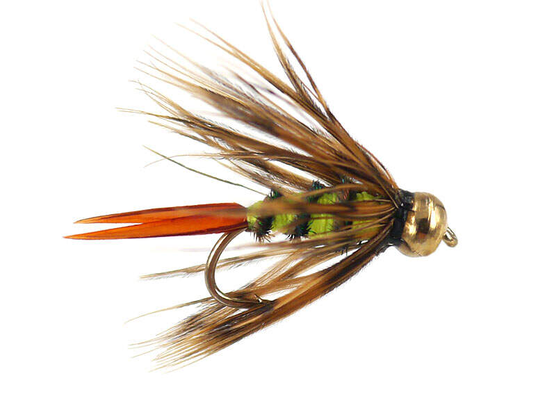 Trout Flies Bloody Mary Nymph 3 Pack of Fly Fishing Flies 